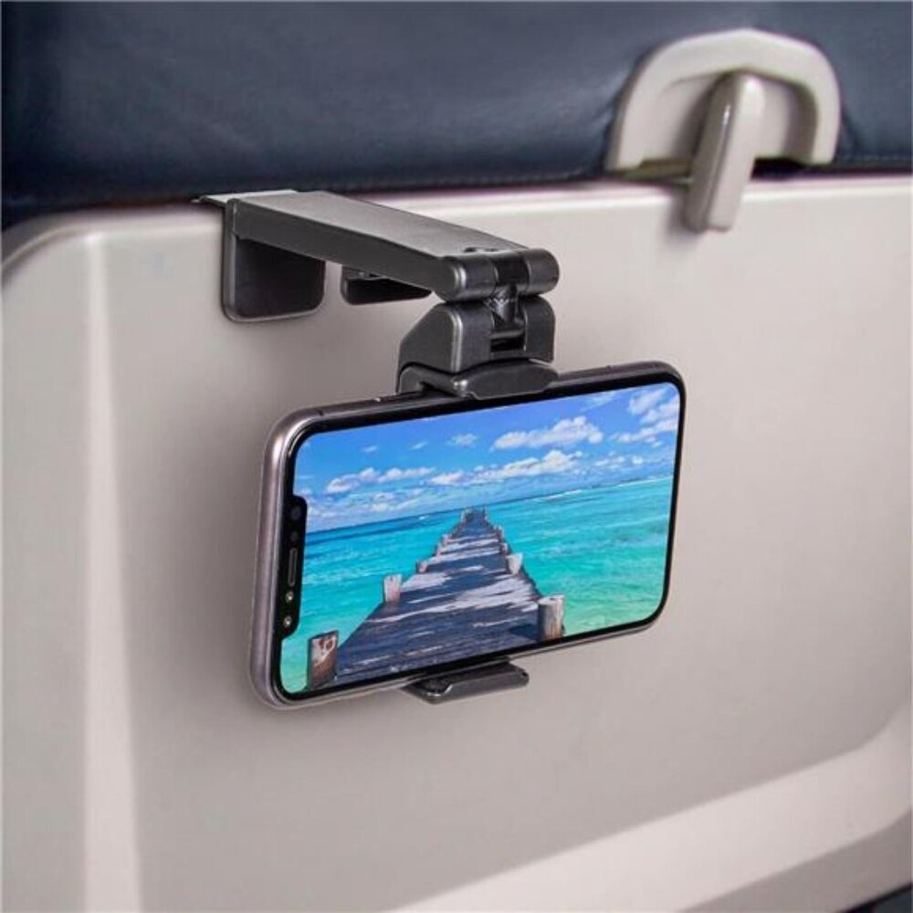 Universal in Flight Airplane Phone Holder Mount. Hands Free Viewing